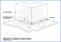 Exterior Corner Step 1